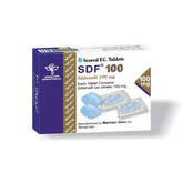 SDF 100mg Men Power Tablets packaging with 100mg Sildenafil, designed to enhance men's sexual performance.